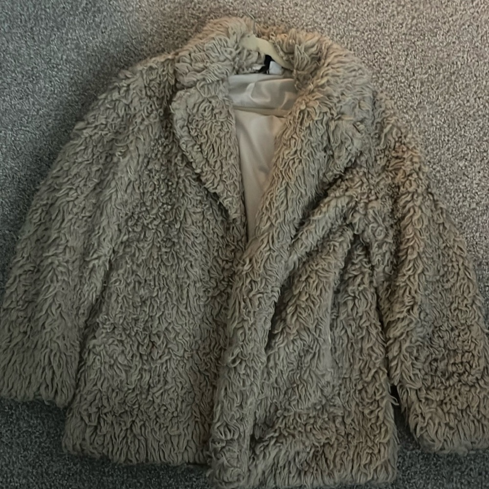 Rockstar gf fuzzy coat
